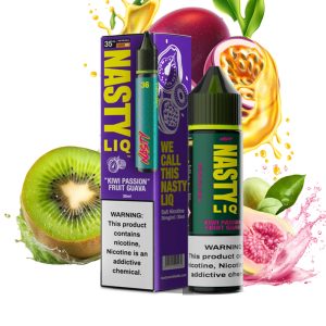 جویس نستی کیوی پشن فروت گواوا Nasty Kiwi Passion Fruit Guava 60ml