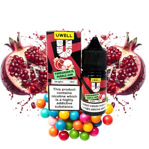 سالت آدامس انار یوول Uwell Pomegranate Bubblegum 30ml