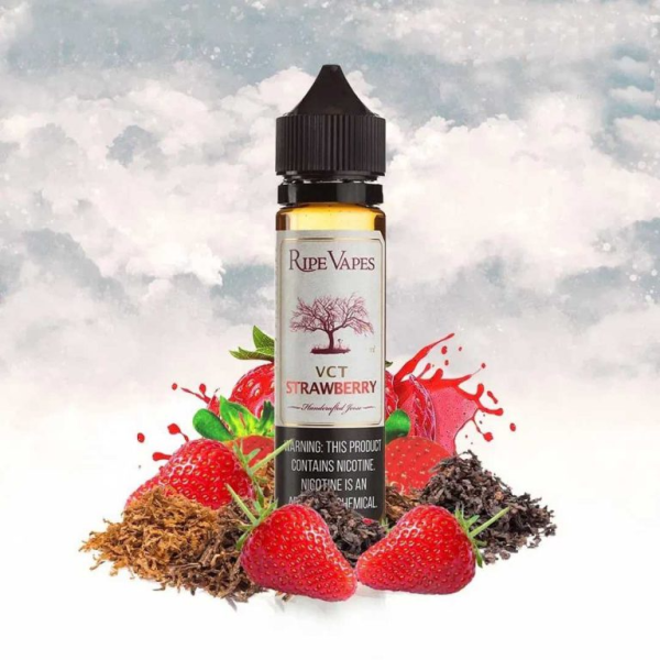 جویس رایپ ویپ تنباکو خامه توت فرنگی RIPE VAPES VCT STRAWBERRY (60ml)