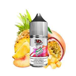 سالت نیکوتین آی وی جی آناناس پشن فروت انبه هلو IVG Fruit Twist Saltnic (30ml)