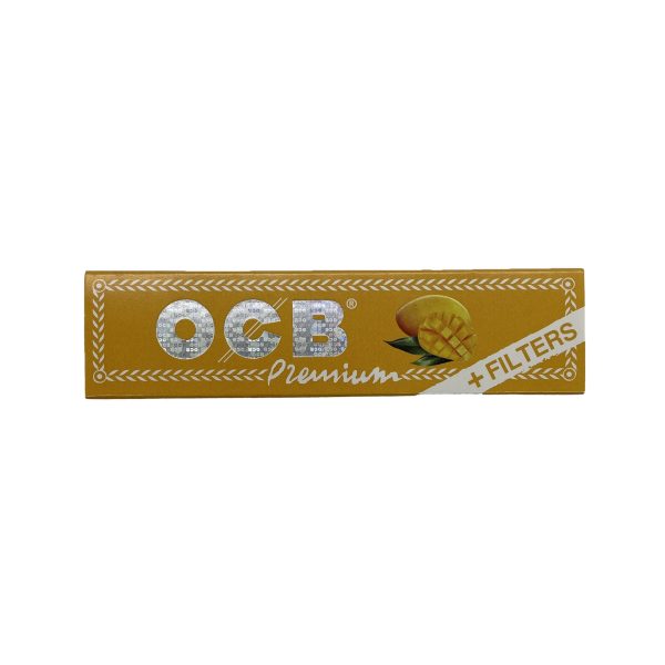 کاغذ سیگار طعم دار انبه او سی بی OCB Slim Premium + Filter