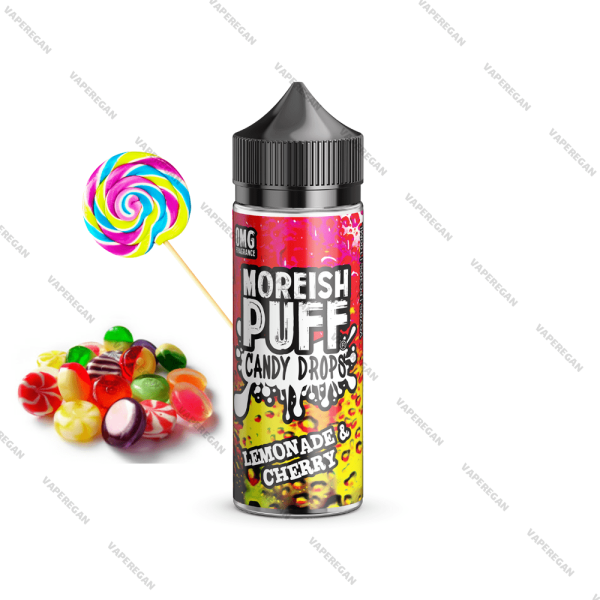 جویس موریش پاف آبنباتی لیموناد آلبالو Morish Puff Lemonade Cherry (120ml)