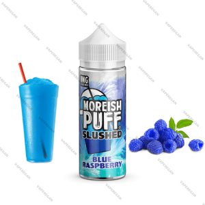 جویس موریش پاف یخ در بهشت توت آبی Morish Puff Blue Raspberry Slushed