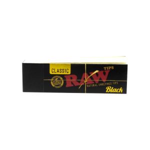 فیله سیگار دست پیچ Raw Classic Natural Unrefined Tips Black