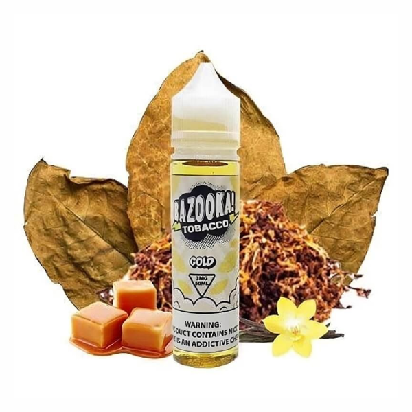 جویس بازوکا تنباکو وانیل کارامل Bazooka Gold (60ml)