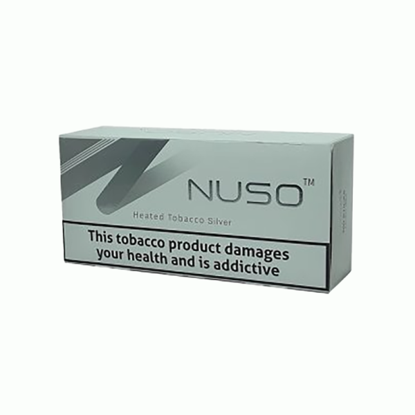 سیگار نوسو سیلور (تنباکو و نت های ملایم چوبی) Nuso Heated Tobacco Silver