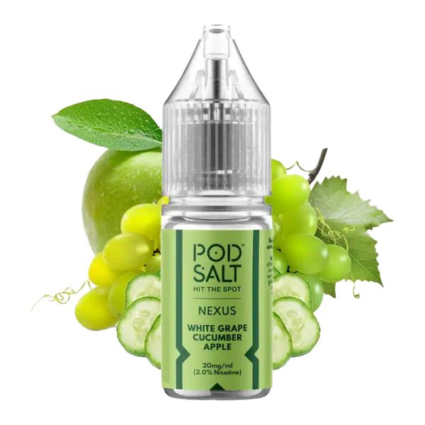 سالت انگور و سیب سبز خیار پادسالت PodSalt Nexus White Grape Cucumber Apple