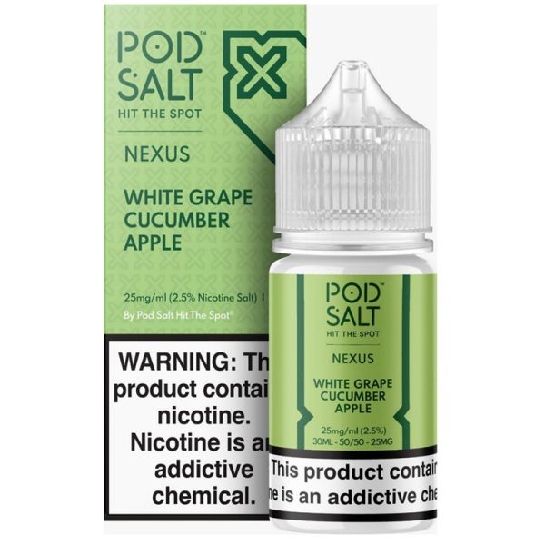 سالت انگور و سیب سبز خیار پادسالت PodSalt Nexus White Grape Cucumber Apple