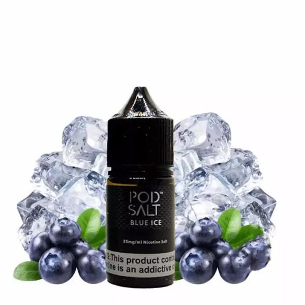 سالت نیکوتین تمشک و بلوبری یخ پاد سالت Pod Salt Blue Ice 30ml