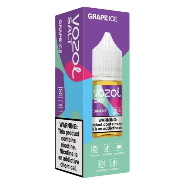 سالت نیکوتین انگور یخ Vozol Grape Ice 30ML