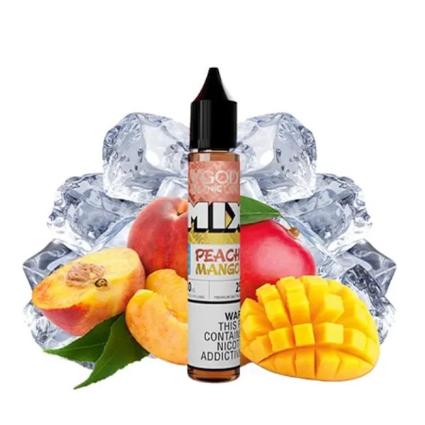 سالت نیکوتین هلو انبه یخ ویگاد VGOD Mix Iced Peach Mango 30ML