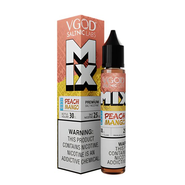 سالت نیکوتین هلو انبه یخ ویگاد VGOD Mix Iced Peach Mango 30ML