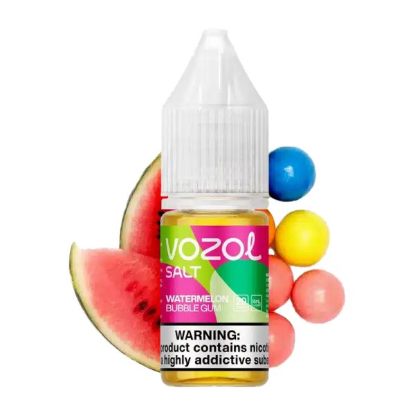 سالت نیکوتین وزول هندوانه آدامس Vozol Watermelon Bubble Gum 30ML