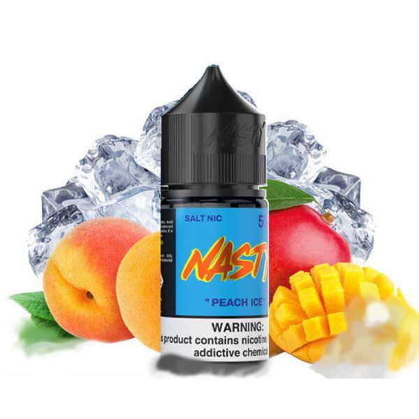 سالت هلو یخ نستی Nasty Peach Ice 35MG