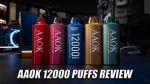 پاد یکبار مصرف 12 هزار کام آاوک Aaok 12000 Puffs